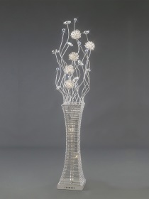 Majella Aluminium Crystal Floor Lamps Diyas Home Modern Crystal Floor Lamps Majella Aluminium Crystal Floor Lamps Diyas Home Modern Crystal Floor Lamps